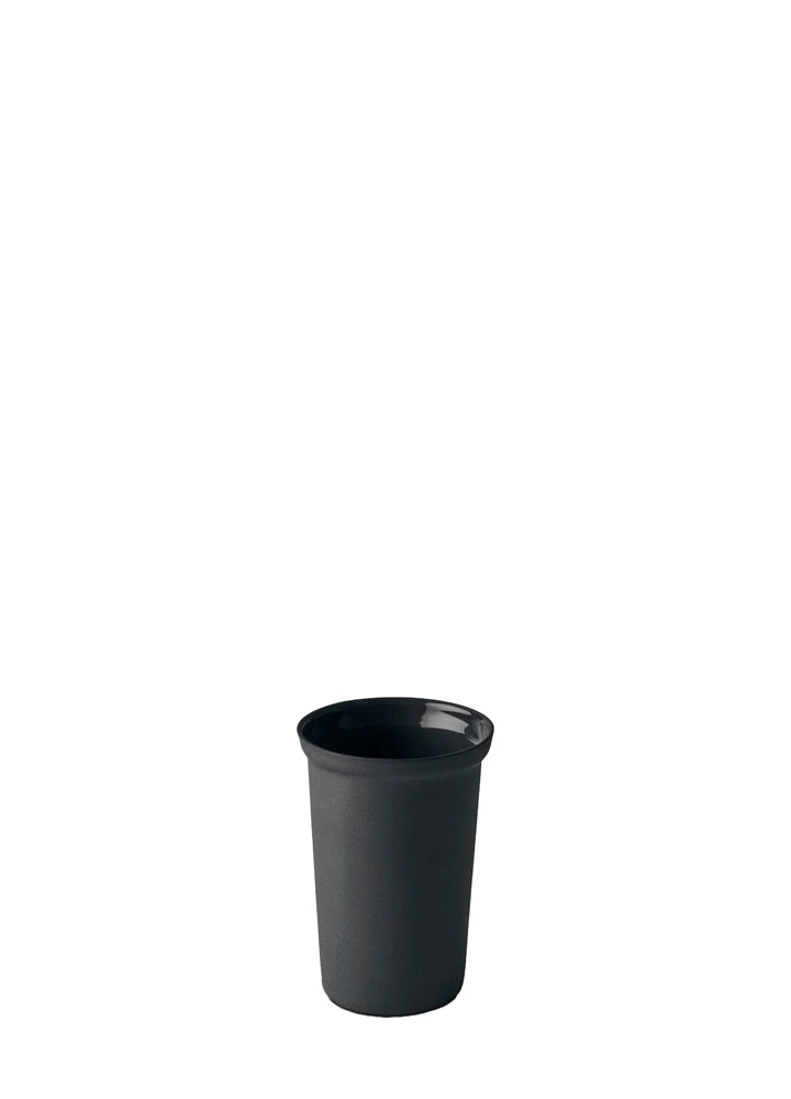 VASO DE AGUA FIGURADO / NEGRO