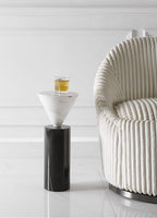 TOP HAT MERMER SEHPA / SİYAH BEYAZ