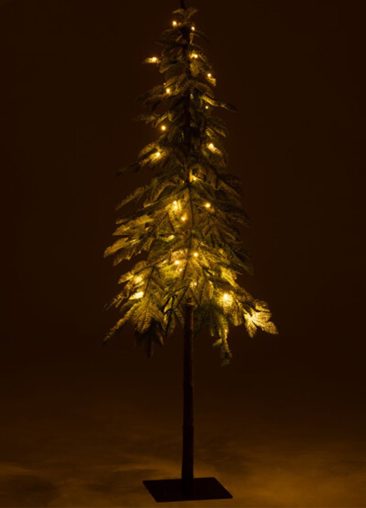 LED IŞIKLI KARLI YILBAŞI AĞACI / L