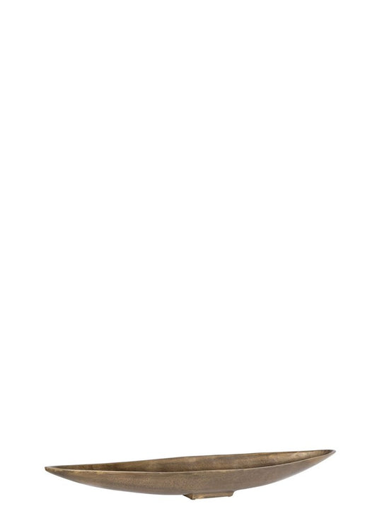 RIVER RUN GOLD ESKİTME OVAL TABAK / M 