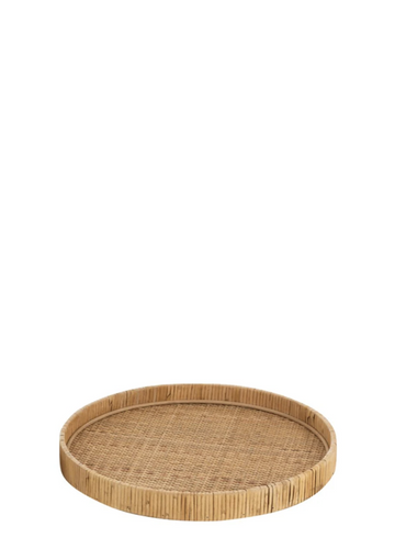 YUVARLAK RATTAN TEPSİ / L