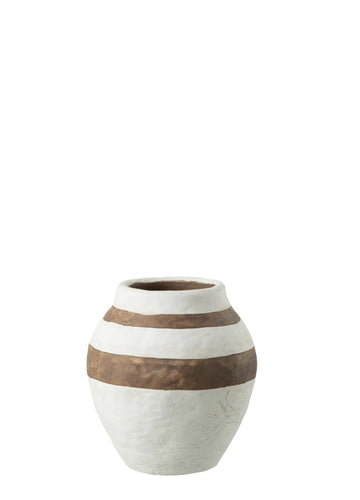 KENİA SERAMİK SAKSI BEYAZ / 15 CM