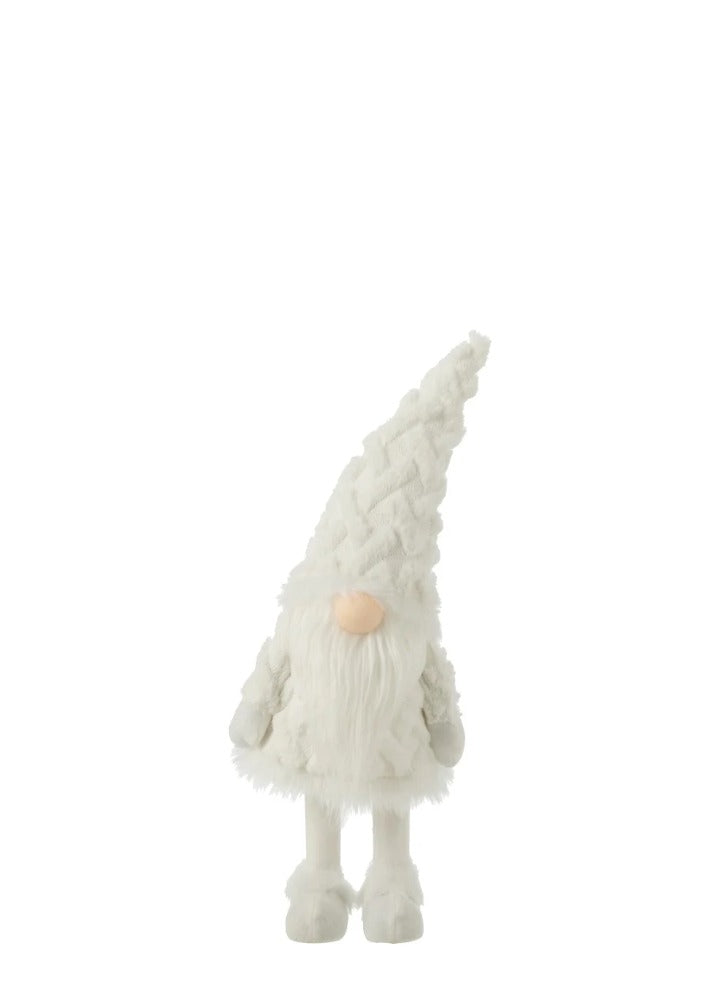 PELUŞ ŞAPKALI BEYAZ NOEL BABA