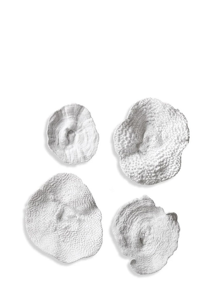 SEA CORAL WALL ART S/4