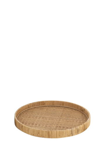YUVARLAK RATTAN TEPSİ / L
