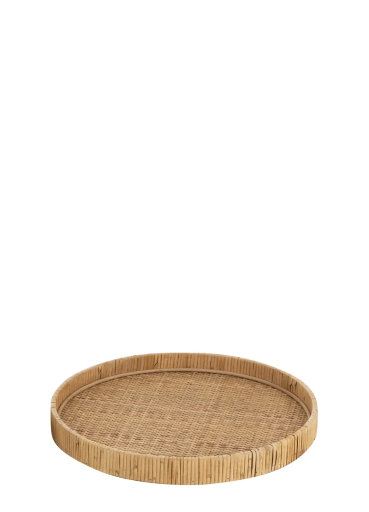 YUVARLAK RATTAN TEPSİ / L