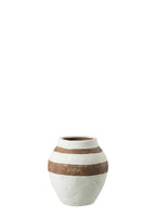 KENIA CERAMIC POT WHITE / S