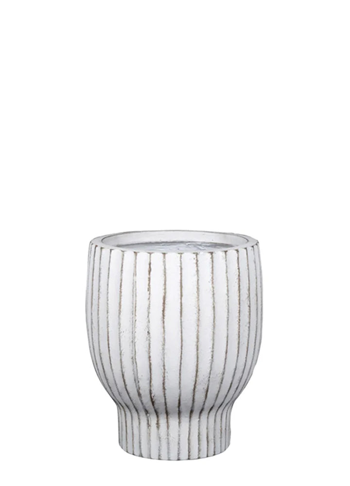 REGULUS POT BEYAZ SAKSI / 47*47*56 CM