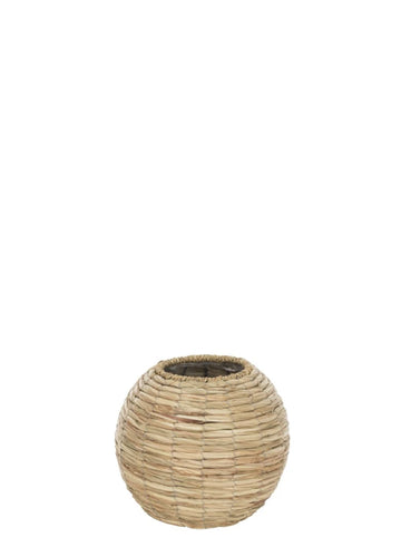 YUMI TOP WICKER VASE / M