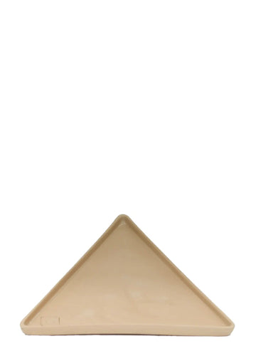 HİÇ ÜÇGEN SERVİS TABAĞI LATTE / 28 CM