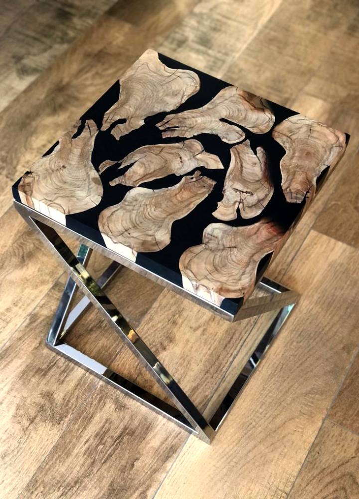 MESA DE CENTRO CUADRADA EPOXI 